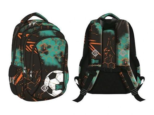 купить Детский рюкзак St.RIGHT 57796 Ghiozdan scolar 27x17x39cm, Turbo Kick в Кишинёве 