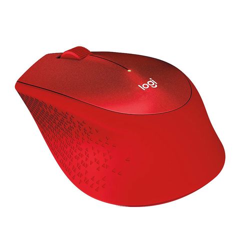 cumpără Mouse Logitech M330 Silent Plus Wireless Red, Optical Mouse for Notebooks, nano receiver, 910-004911 în Chișinău 