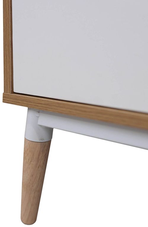 купить Тумба напольная для TV Deco Marani 2 polite 150x40x51H Oak/White в Кишинёве 