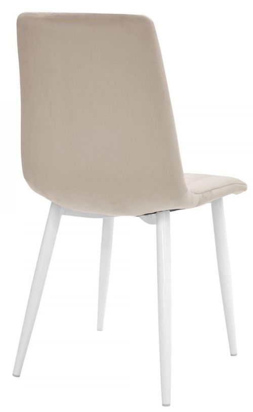 cumpără Scaun Deco DC-90P Denim Light Beige+White Legs în Chișinău 