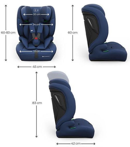 cumpără Scaun auto KinderKraft Comfort UP 2 Plus i-Size navy KCCOUP02NAVPL00 în Chișinău 