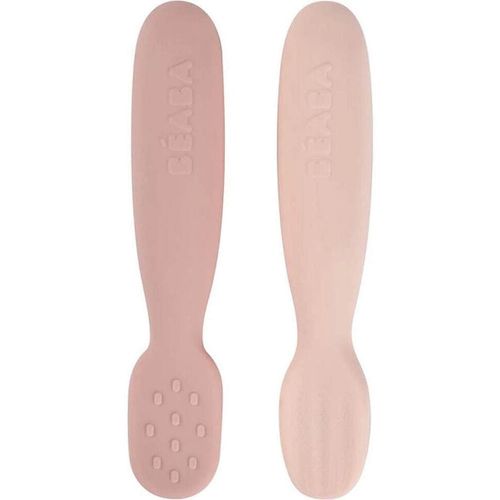 cumpără Seturi pentru hrănire bebelușilor Beaba B913594 Set 2 linguri silicon Cotton Candy/Sorbet în Chișinău 