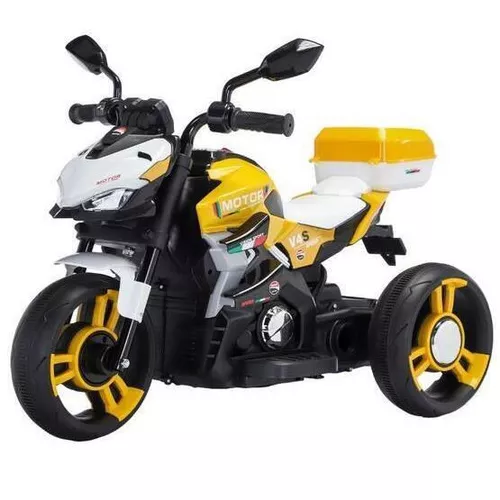 cumpără Mașină electrică pentru copii Richi RT7788/3 Motocicleta pe acumulator, galben în Chișinău 