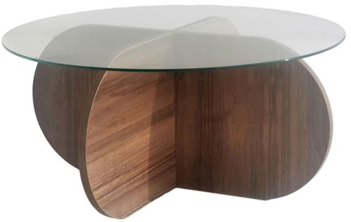 купить Журнальный столик Trendy Bubble, ореховый 75x35x75 см в Кишинёве 