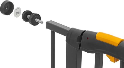 купить Детская безопасность BabyJem 889 Poarta de siguranta Anthracite в Кишинёве 