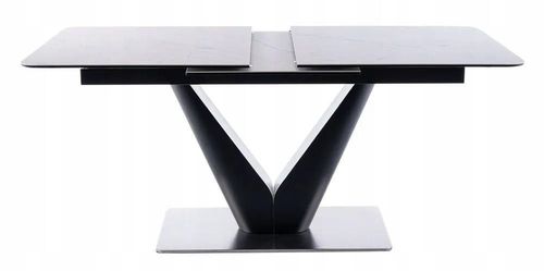 cumpără Masă Signal Canyon Ceramic (White Marble/Black Matte) în Chișinău 