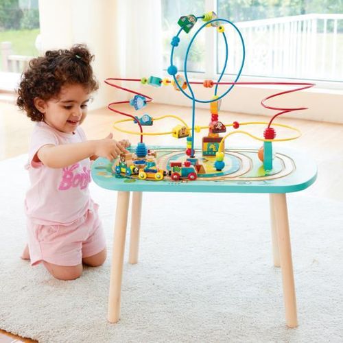 cumpără Complex de joacă pentru copii Hape E3829 Masă de dezvoltare Calea ferată cu labirint, cu efecte sonore în Chișinău 