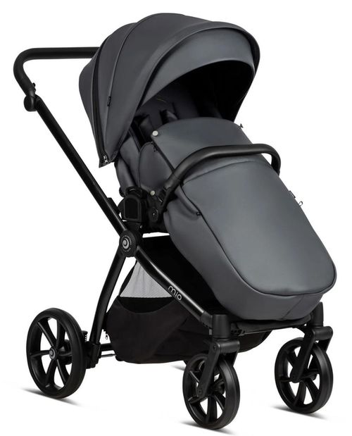 купить Детская коляска Tutis 2in1 MIO PLUS Leather 2/1 Dark Grey 021 (1232021) в Кишинёве 