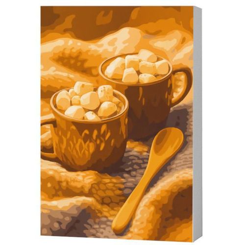 купить Картина по номерам BrushMe BS54440 40x50cm Eco, Cacao cu bezele в Кишинёве 