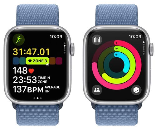 cumpără Ceas inteligent Apple Watch Series 9 GPS 45mm Silver MR9F3 în Chișinău 