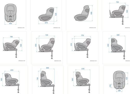 купить Автокресло Maxi Cosi 8045671111 Pearl 360 V2, Authentic Black в Кишинёве 