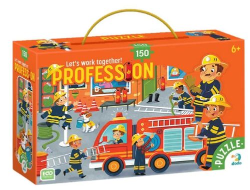 cumpără Puzzle Dodo 300622 Puzzle Pompier, seria Profesii, 150 elem. în Chișinău 