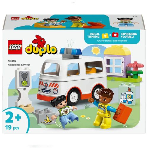 cumpără Set de construcție Lego 10447 DUPLO Ambulanță și șofer în Chișinău 