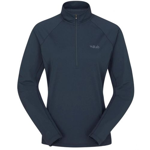 cumpără Îmbrăcăminte sport Rab Tricou dame Sonic LS Zip Tempest Blue 12 (QBL-04-TMB-12) în Chișinău 
