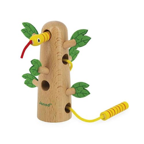 купить Игрушка Janod J08265 Educational game Lace tree Tropic в Кишинёве 