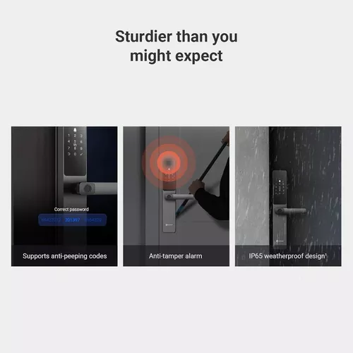 cumpără Lacat inteligent EZVIZ CS-DL05-R201-WBCP-GR Smart Fingerprint Lock în Chișinău 
