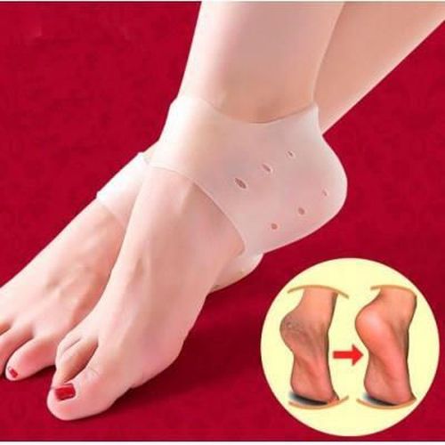 купить Одежда для спорта miscellaneous 7616 Sosete din silicon pentru calcii HEEL ANTI-CRAKS (per) 7-185 в Кишинёве 