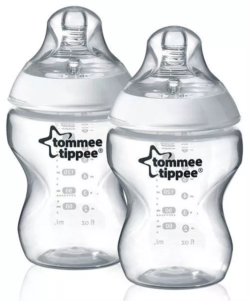 Бутылочки пластиковые Tommee Tippee 260 мл (0+ мес) 2 шт 