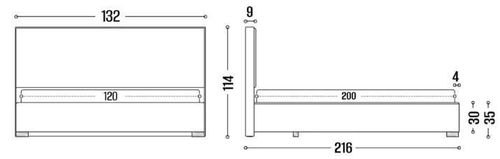 cumpără Pat my-STYLE my-Kima 120x200 (P56D12M04) în Chișinău 
