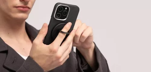 купить Чехол для смартфона Pitaka Ultra-Slim Case for iPhone 16 Pro max Black/Grey (KI1601PMA) в Кишинёве 