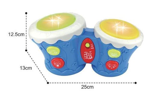 cumpără Jucărie muzicală Huanger (78652) Tobă pentru bebeluși cu baterii HE0505 în Chișinău 
