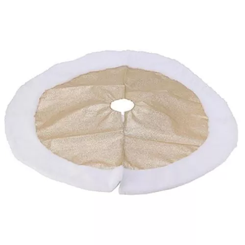 cumpără Decor de Crăciun și Anul Nou Promstore 56537 Covoras pentru bradul de Craciun D90cm, auriu în Chișinău 