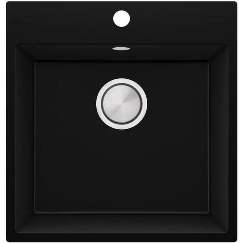 cumpără Chiuvetă bucătărie Primagran Riga 50 Black + accesorii 500x480 MY5KC în Chișinău 