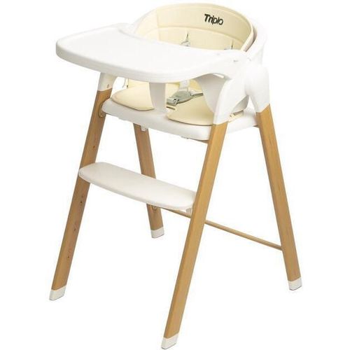 купить Стульчик для кормления Caretero 7731 Triplo Beige в Кишинёве 