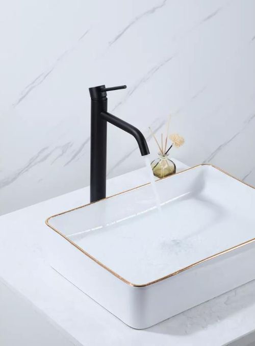 cumpără Baterie lavoar Frap F 10807-26 (lavoar innalt) INOX NEGRU în Chișinău 