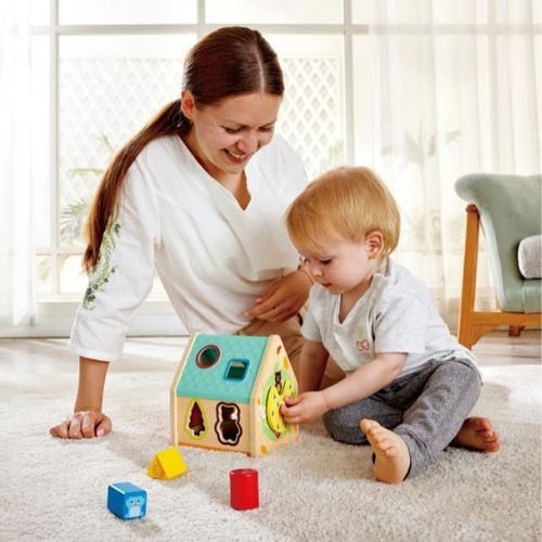 купить Головоломка Hape E0515 Sorter Căsuța cu animale в Кишинёве 