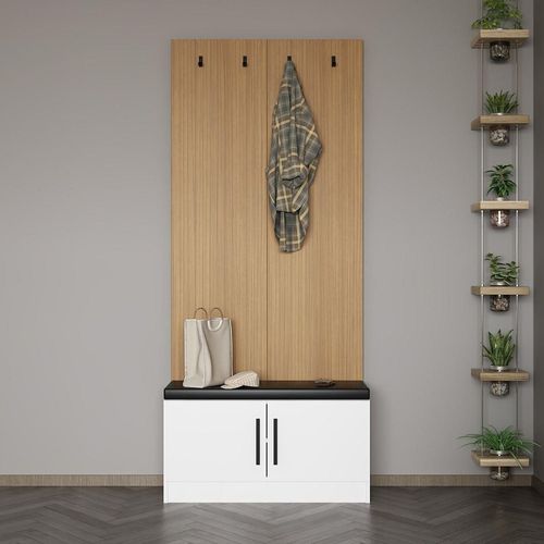 cumpără Mobilă pentru antreu Trendy Noe-8287, 90x210x35cm (GTR004025) în Chișinău 