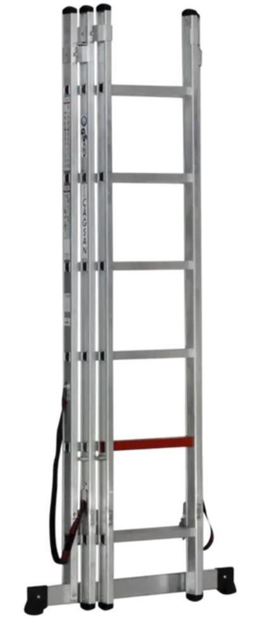 купить Лестница Cagsan TS6160 трехсакционная, 3x6 ст, H=4.12m, макс.нагрузка150kg в Кишинёве 