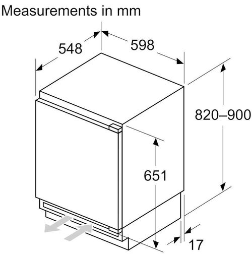 cumpără Frigider încorporabil Bosch KUL22VFD0 în Chișinău 