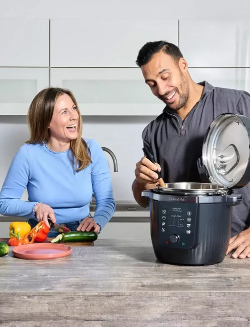 cumpără Multifierbătoare sub presiune InstantPot Pro WiFi 5.7L Caviar Grey, 112-0300-01-EU în Chișinău 