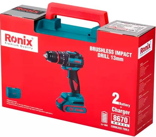 купить Шуруповёрт Ronix 8670 20V 2x2.0Ah в Кишинёве 