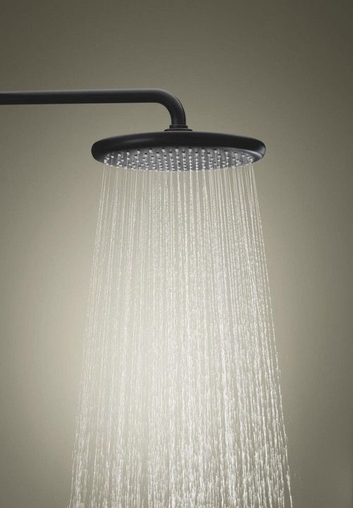 купить Душевая панель Grohe New Tempesta Cosmopolitan 250 Round Black Matt (termostatata) 266702431 в Кишинёве 
