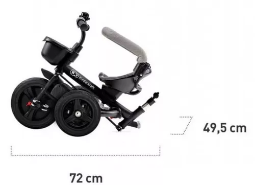 купить Велосипед-коляска KinderKraft KRAVEO00GRY0000 Aveo Malachite Grey в Кишинёве 