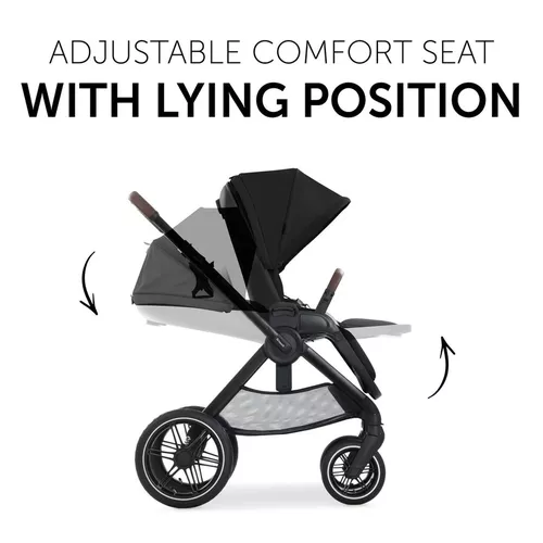купить Детская коляска Hauck Carucior 2in1 Walk N Care Air Set Black в Кишинёве 