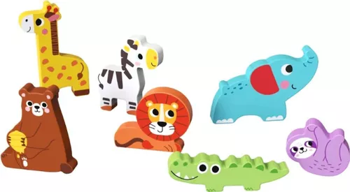 купить Головоломка Tooky Toy R25 / 9 / 8 (72875) деревянная с животными TH633 в Кишинёве 