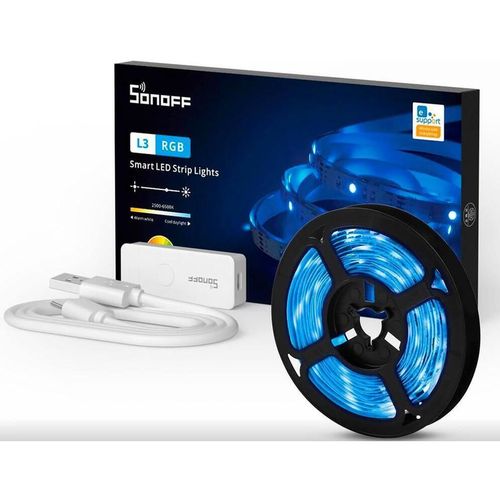 купить Лента LED Sonoff Wi-Fi Smart LED RGB Strip Lights L3 5M (No AC Adapter) в Кишинёве 
