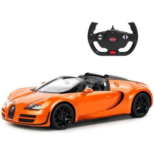 купить Радиоуправляемая игрушка Rastar 43900 Die cast 1:18 Bugatti Grand Sport Vitesse, orange, 61369 в Кишинёве 