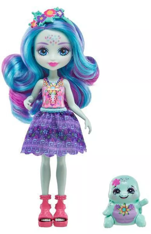 cumpără Păpușă Mattel HXB96 Papușa Enchantimals Țestoasa Tollin și Holder în Chișinău 