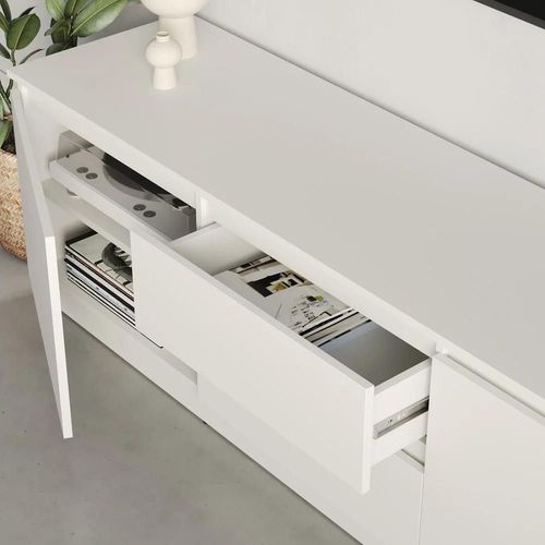 cumpără Comodă TV MebelStar NEO 2S2D 150x43x53 White (MBS-1250) în Chișinău 