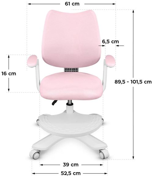 cumpără Fotoliu de birou Mark Adler Junior 4.6 Pink în Chișinău 