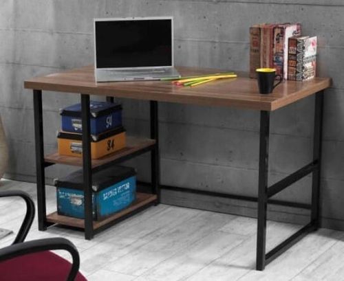 купить Офисный стол Hopeland MS-04 Stil Loft (120x60x74cm), Stejar в Кишинёве 