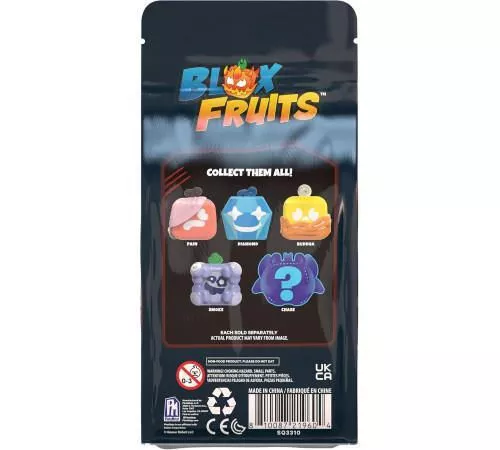 купить Игрушка miscellaneous SQ3310 Blox Fruits, Squishy figure blind pack в Кишинёве 
