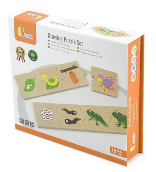 cumpără Puzzle Viga 51609 Joc logic de puzzle Ce va crește din ce 24 elem. în Chișinău 