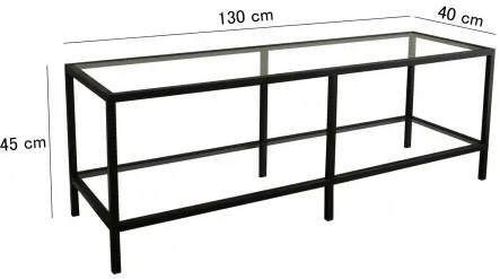 cumpără Comodă TV Trendy Basic TV500, Negru 130x45x40cm în Chișinău 