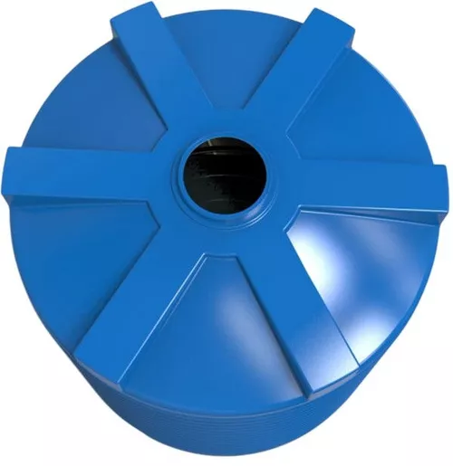 cumpără Duș de vară Uniplast 37095 Rezervor apa 10 000 L vertical, oval (albastru) cu stut D.2" 242x265 cm în Chișinău 