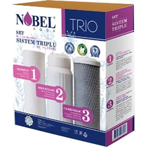 купить Картридж для проточных фильтров Nobel Aqua set 3 cartuse p/u filtru triplu в Кишинёве 
